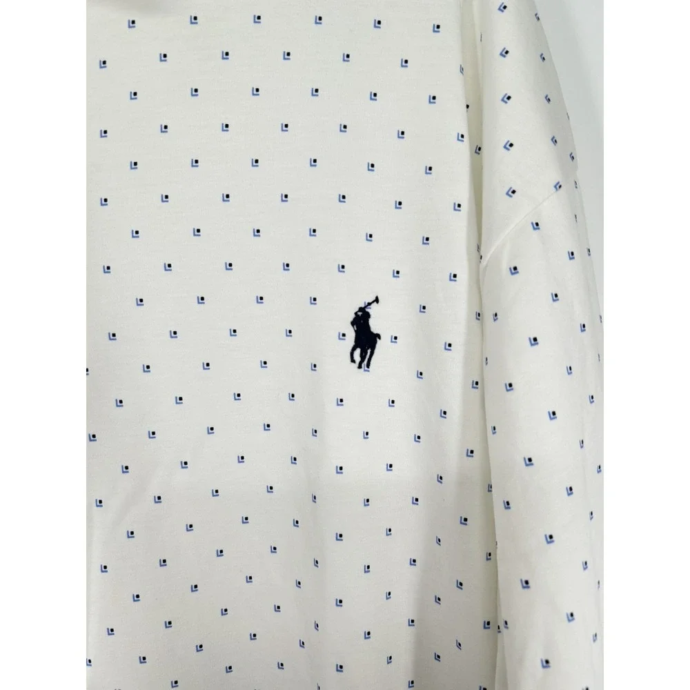 Polo Ralph Lauren Polo Shirt 3XB 3XL Big Polka Dot Short Sleeve 100% Cotton Golf